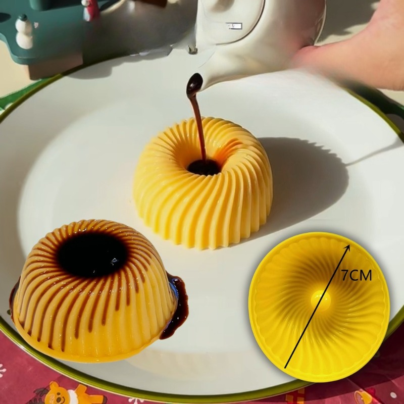 Donut Mold Silicone - Silikonowa foremka do babeczek Crème Brûlée