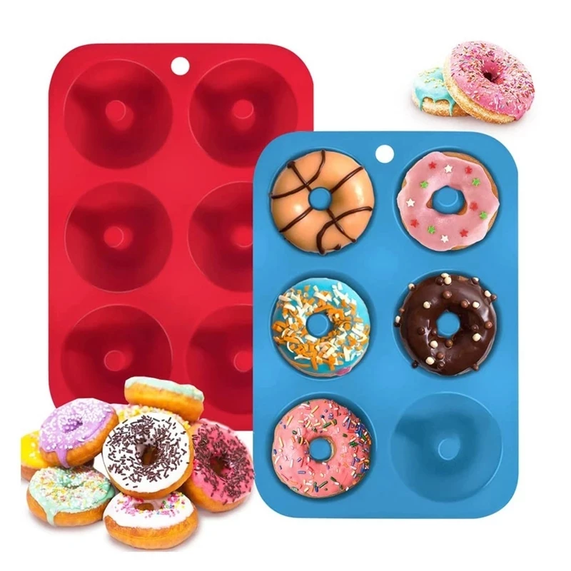 6 otworów silikonowe formy do  – Donut Mold Silicone recenzja i cena