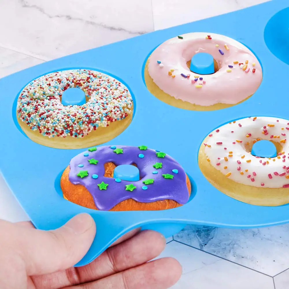 6 otworów silikonowe formy do  – Donut Mold Silicone recenzja i cena
