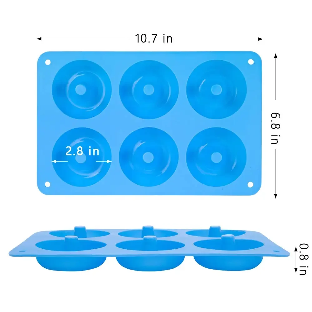 1/2 szt. Silikonowe muffinki f – Donut Mold Silicone recenzja i cena