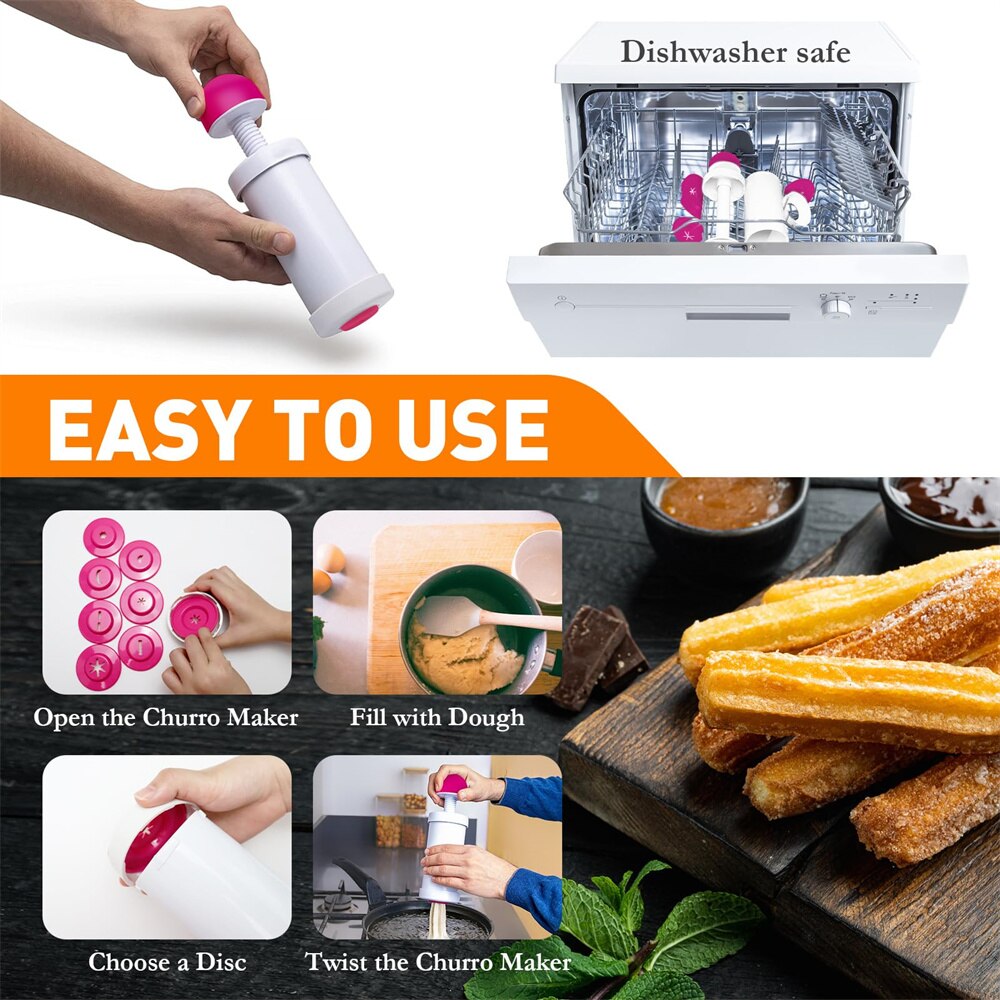 Plastikowy zestaw Churro Maker – Churros Maker Gun recenzja i cena