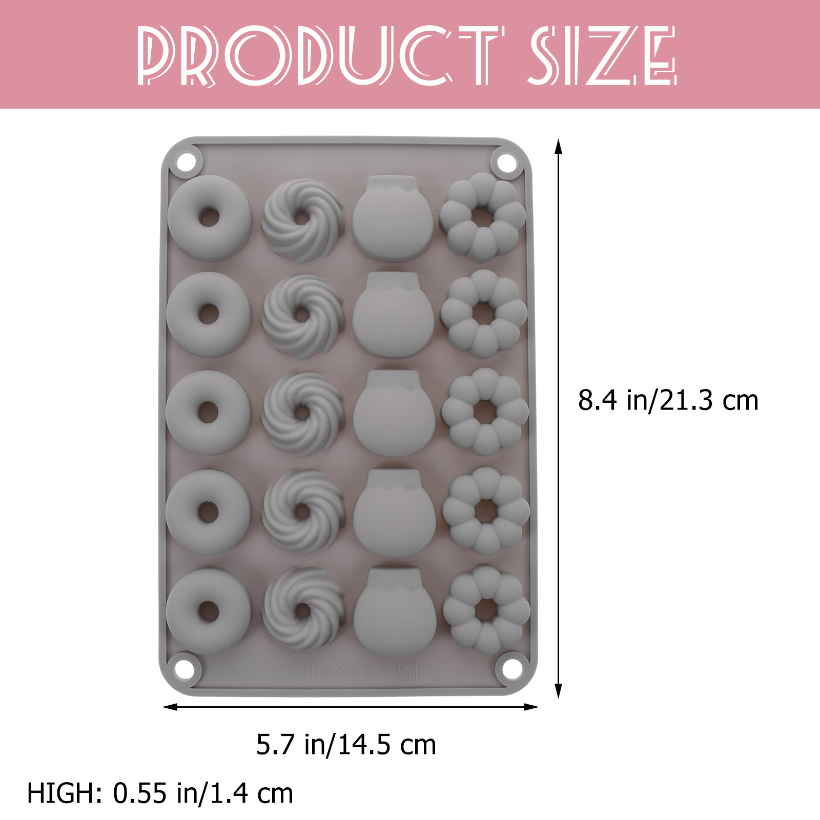 Mini forma silikonowa na pączk – Donut Mold Silicone recenzja i cena
